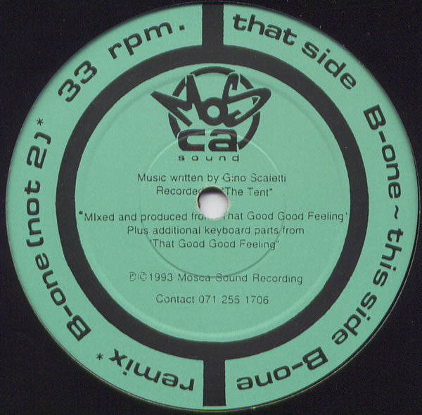 Gino Scaletti – B-One - Mosca Sound – GS 001