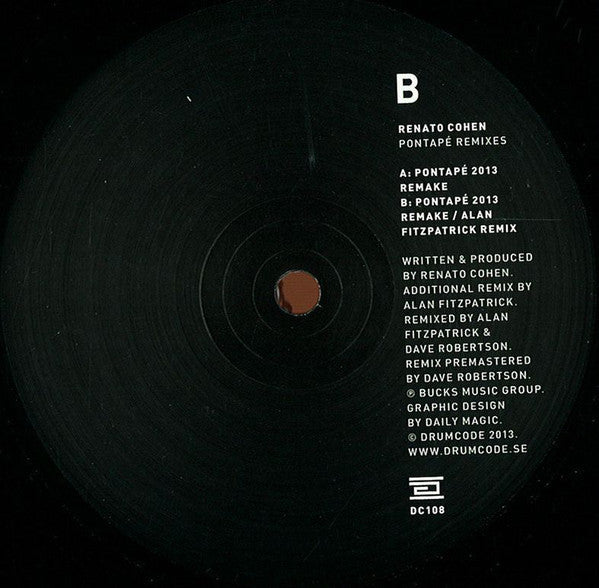 Renato Cohen – Pontape Remixes - Drumcode – DC108