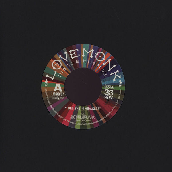 Banda Achilifunk – I Believe In Miracles / No Nos Pararan 7" Lovemonk – LMNKV67