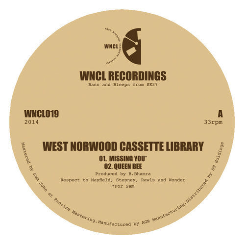 West Norwood Cassette Library – Missing You WNCL Recordings – WNCL019