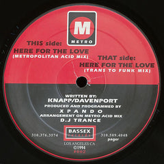 Metro LA – Here For The Love - Bassex Records – BASSEX 002