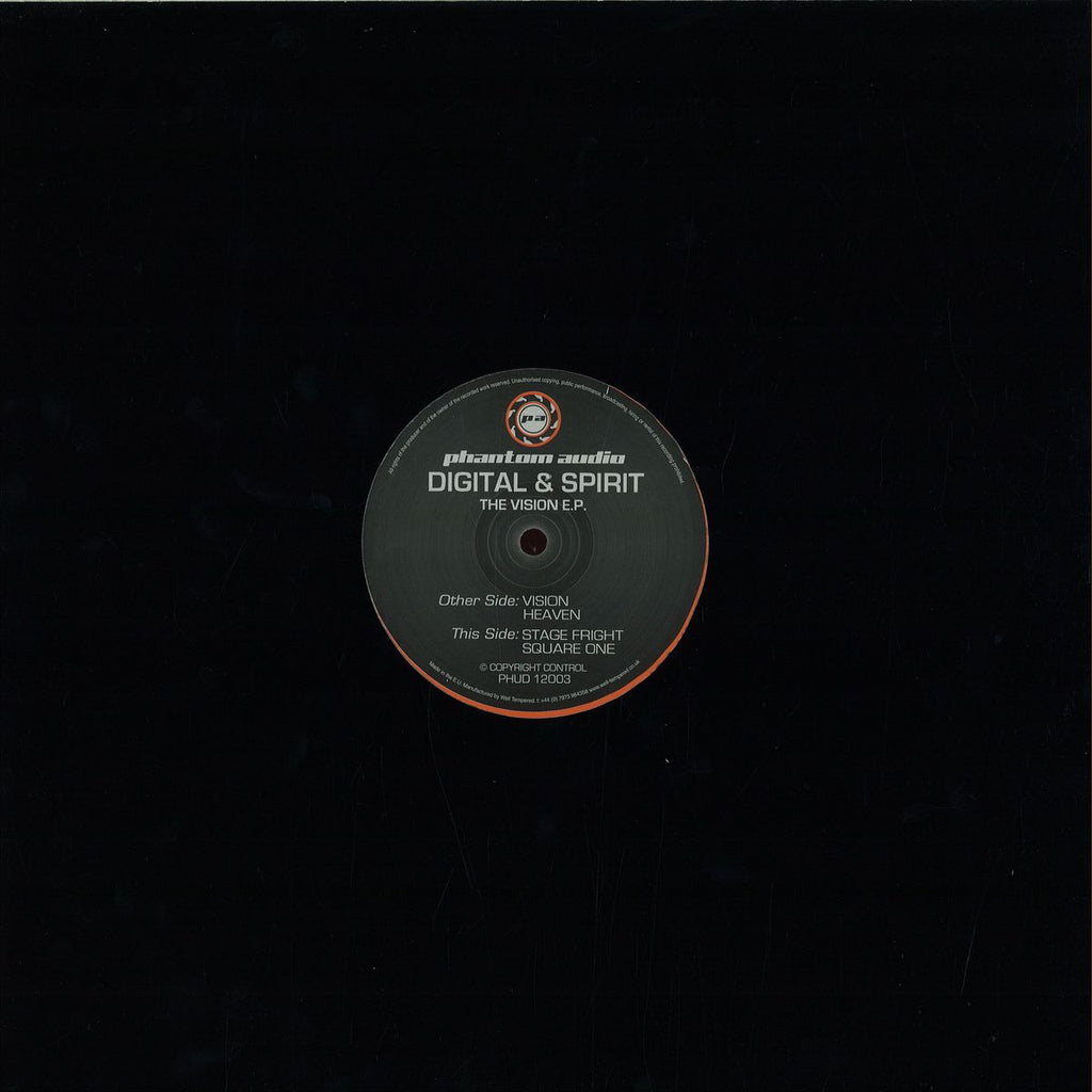 Digital & Spirit – The Vision EP - Phantom Audio – PHUD 12003