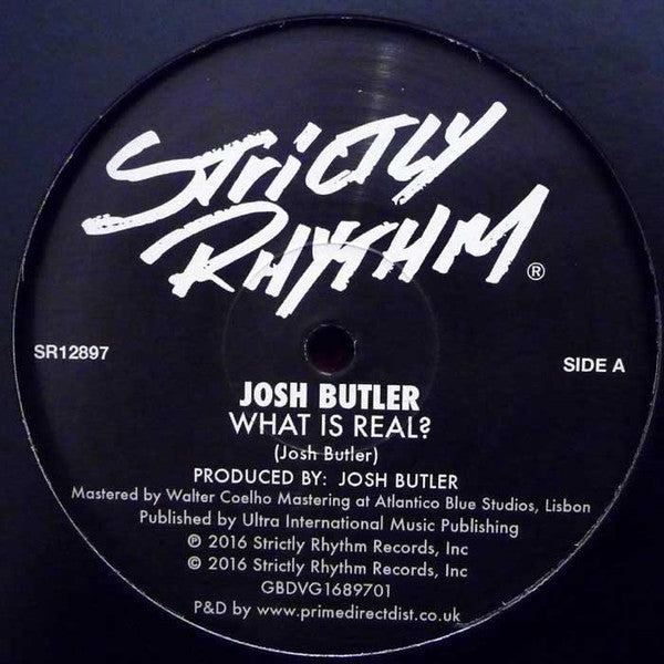 Josh Butler - What Is Real - Strictly Rhythm – SR12897