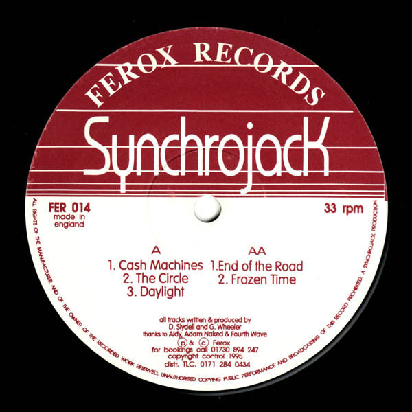 Synchrojack – Cash Machines 12" FER014 Ferox Records