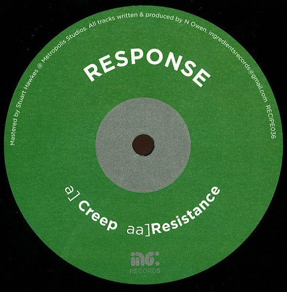 Response – Creep / Resistance 12" Ingredients Records – RECIPE036
