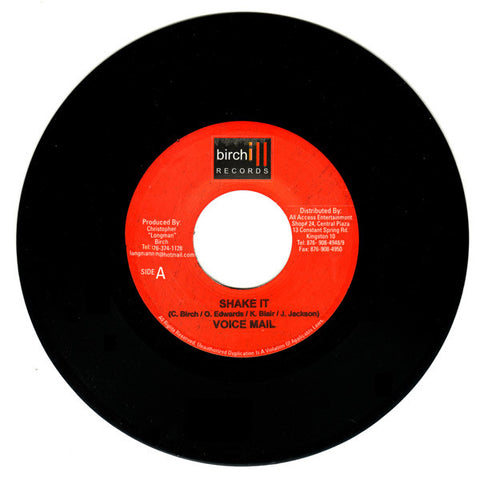 Voicemail - Shake It 7" 002LIMBO Birchill Records