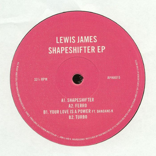Lewis James - Shapeshifter EP - Astrophonica – APHA015
