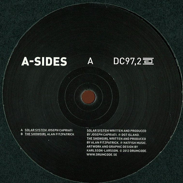 Joseph Capriati / Alan Fitzpatrick – A-Sides - Drumcode – DC97,2