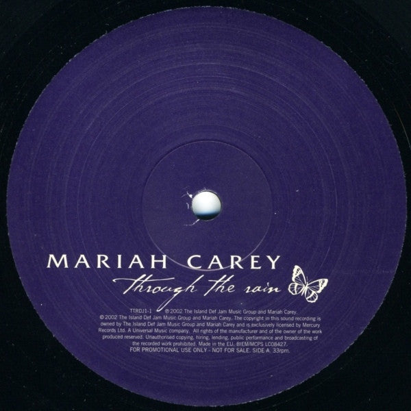 Mariah Carey - Through The Rain 2x12" Island Def Jam Music Group TTRDJ1
