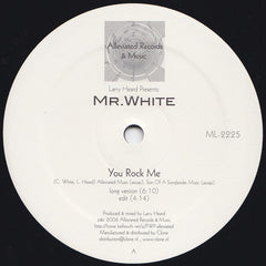 Larry Heard Presents Mr White - You Rock Me / The Sun Can't Compare - Alleviated Records – ML-2225