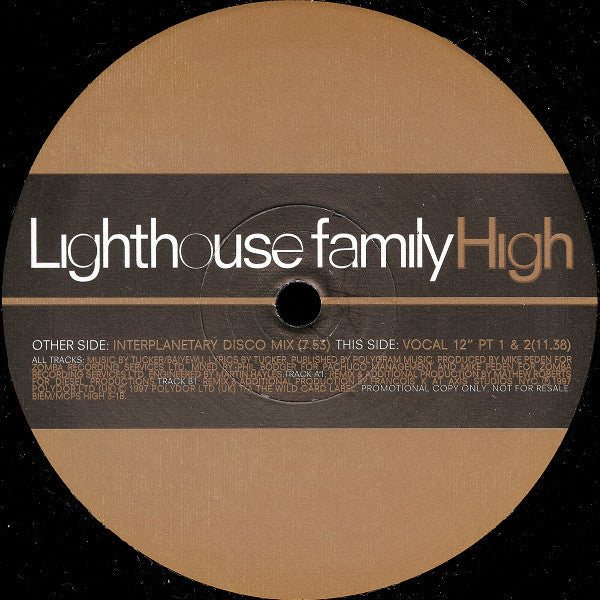 Lighthouse Family - High 2x12", Promo Polydor HIGH 3