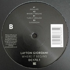 Layton Giordani – Where It Begins - Drumcode – DC170.1