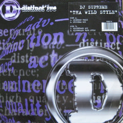 DJ Supreme - Tha Wildstyle 12" Distinct'ive Records DISNT 19