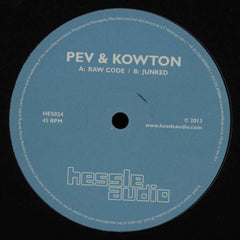 Pev & Kowton – Raw Code Label: Hessle Audio – HES024