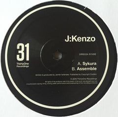 J:Kenzo – Sykura / Assemble 12" 31 Records – 31RS024