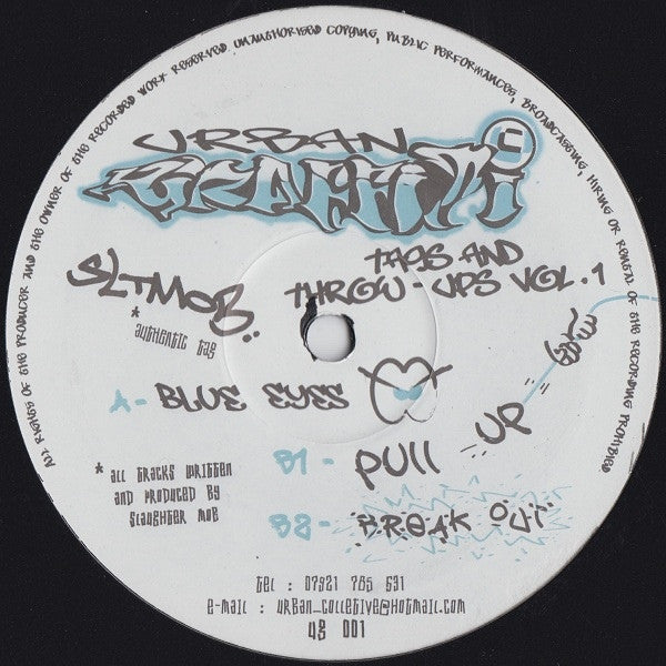 Slaughter Mob - Tags & Throw-Ups Vol. 1 12" Urban Graffiti UG 001