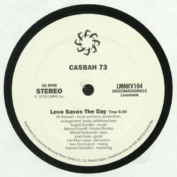 Casbah 73 – Love Saves The Day - Lovemonk – LMNKV104