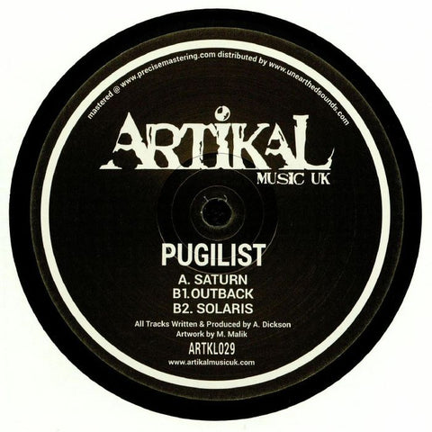 Pugilist ‎– Saturn - Artikal Music UK ‎– ARTKL029