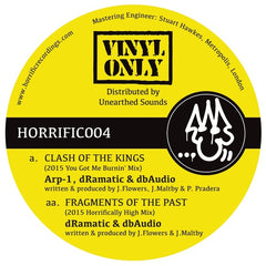 Arp-1 & dRamatic & dBaudio - Clash Of The Kings / Fragments Of The Past - Horrific Recordings HORRIFIC004