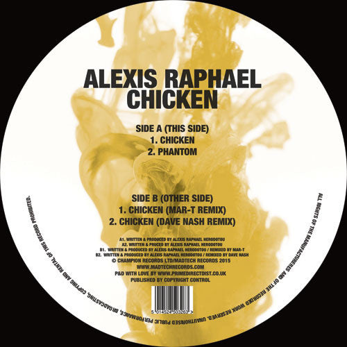 Alexis Raphael – Chicken 12" Madtech Records – KCMT032