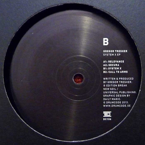 Gregor Tresher – System X EP 12" Drumcode – DC106