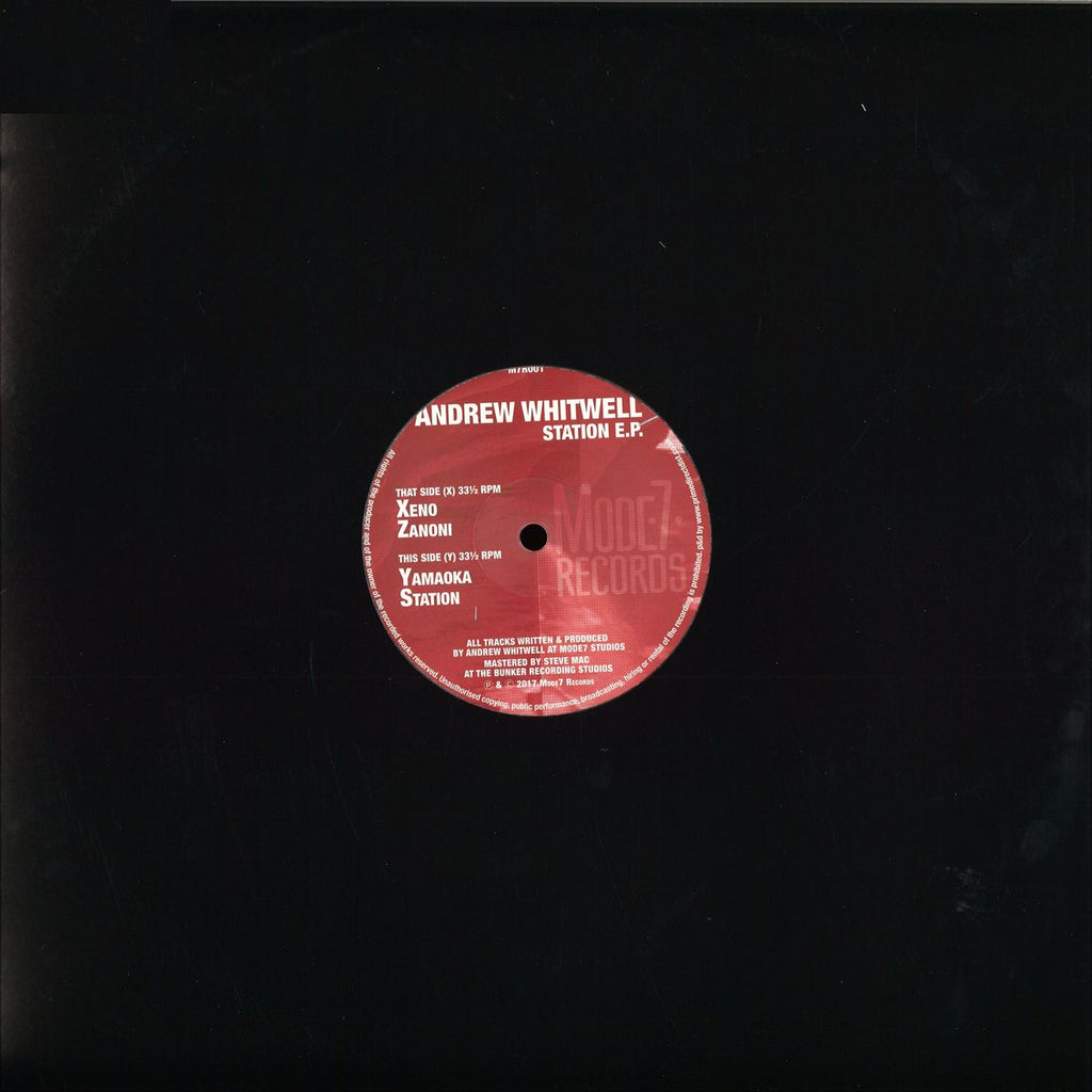 Andrew Whitwell – Station EP 12" Mode7 Records – M7R001