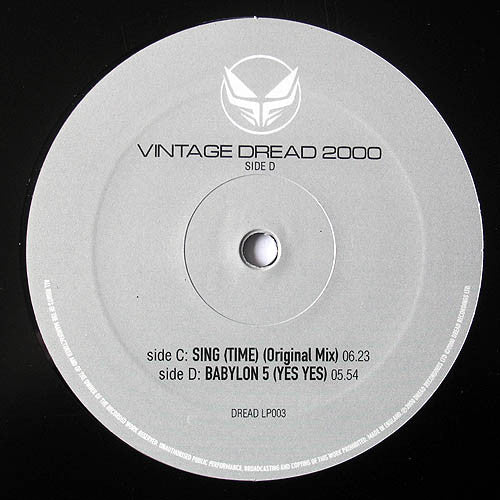 Ray Keith – Sing Time (Original Mix) / Yes Yes - Dread Recordings – DREADLP003C