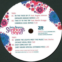 Joey Negro And The Sunburst Band – Remixes - Z Records – ZEDD12174