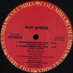 Roy Ayers – Programmed For Love - Columbia – CAS 2323P