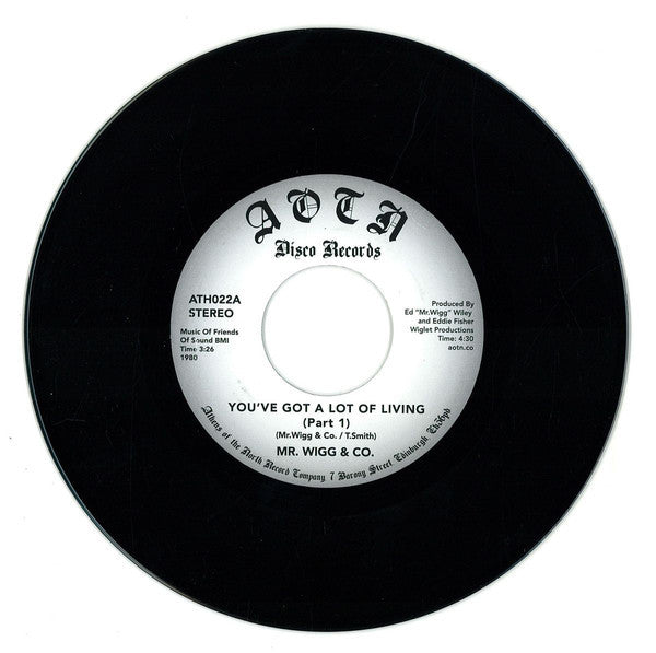 Mr Wigg & Co – You've Got A Lot Of Living - Athens Of The North – ATH022