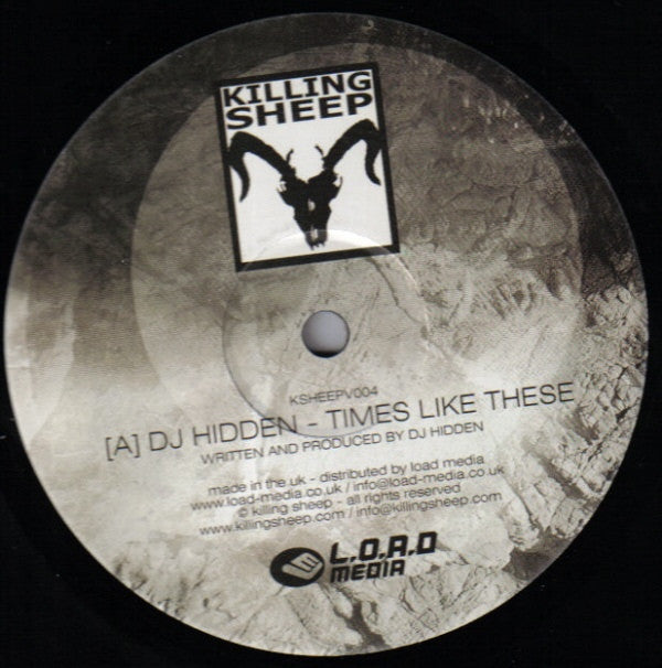 DJ Hidden / Numek – Times Like These / Organic Dub 12" Killing Sheep Records KSHEEPV004