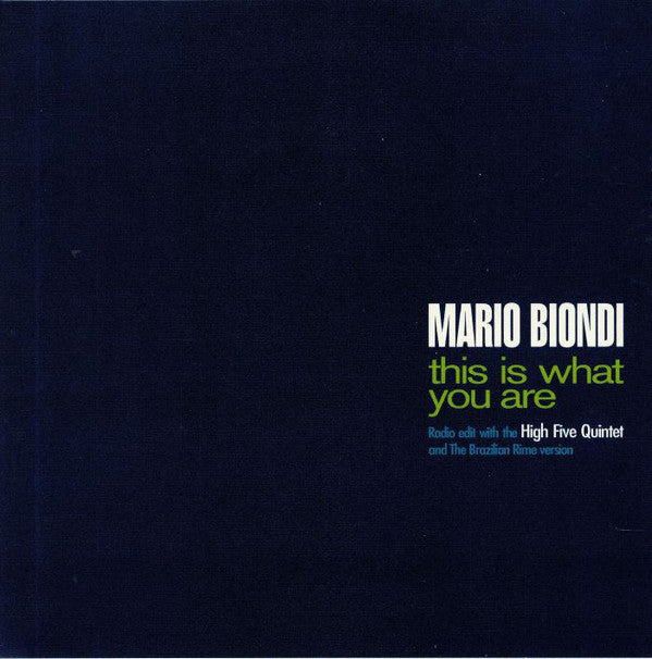 Mario Biondi – This Is What You Are - Schema – SC721