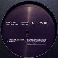 Adam Beyer & Joseph Capriati – Congenial Endeavor - Drumcode – DC92