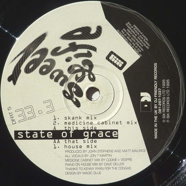 Sweet Life - State Of Grace DJ Friendly Records DFRT 5