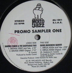 Sandro Comini & The Sagittarious Trio / Guido Guidoboni Quintet - Promo Sampler One 12" Molto Jazz Records MJ001