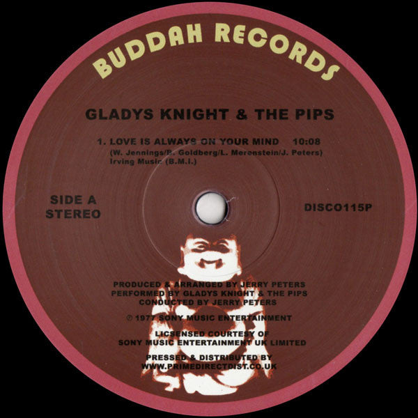 Gladys Knight & The Pips - Love Is Always On Your Mind - Buddah Records – DISCO115P