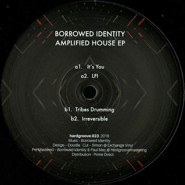 Borrowed Identity – Amplified House EP 12" Hardgroove – HARDGROOVE023