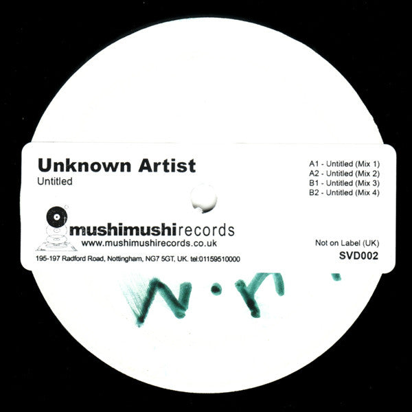Unknown Artist - Untitled 12" PROMO SVD002