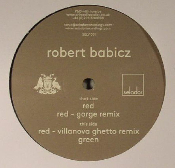 Robert Babicz – Red - Selador Recordings – SELV001