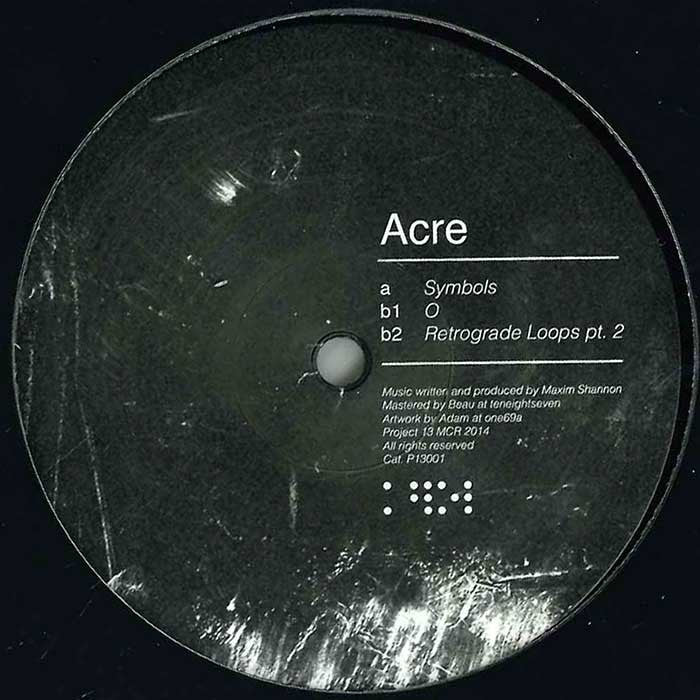 Acre - Symbols 12" Project 13 MCR P13001
