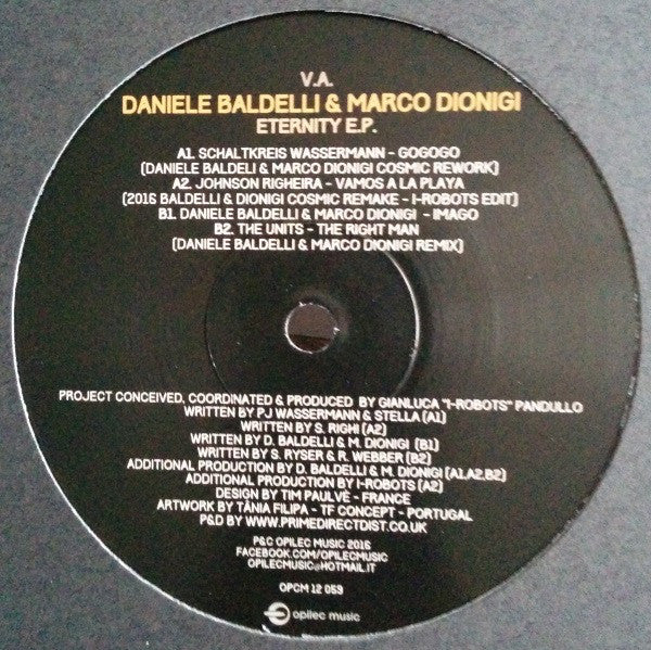 Daniele Baldelli & Marco Dionigi, Various – Eternity EP - Opilec Music – OPCM 12 059