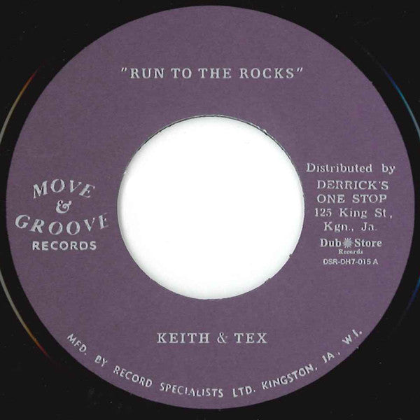 Keith & Tex – Run To The Rocks - Move & Groove, Dub Store Records – DSR-DH7-015