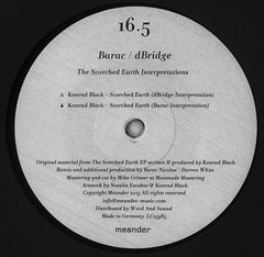 Barac / dBridge - The Scorched Earth Interpretations Meander – MEANDER16.5