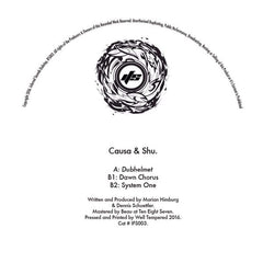 Causa & Shu – Dubhelmet EP - Infernal Sounds – IFS003