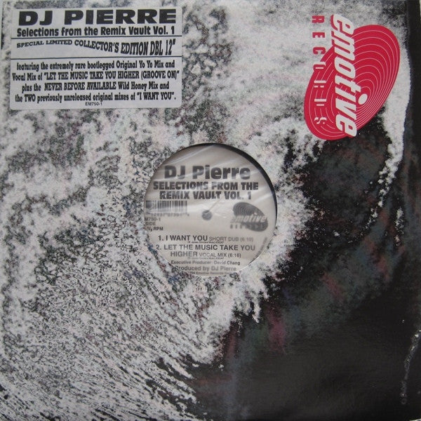 DJ Pierre - Selections From The Remix Vault (Vol. 1) 2x12" Emotive Records EM750-1