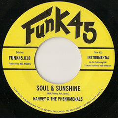 Harvey & The Phenomenals – Soul & Sunshine / What Can I Do - Funk45 – FUNK45018