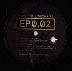 Various – Music For Visionaries EP0.02 12" Cinematic Recordings – CINMV12008