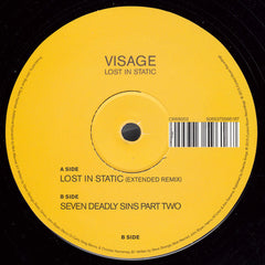 Visage ‎– Lost In Static 12" Control Room Recordings ‎– CRRR003