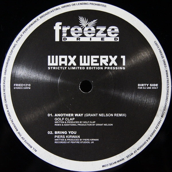 Various - Wax Werx 1 12" Freeze Dried FRIED1210