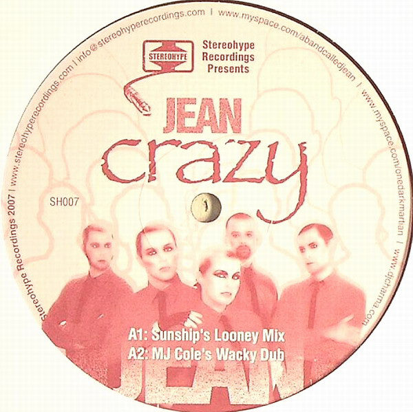 Jean - Crazy (Remixes) - Stereohype Recordings SH007